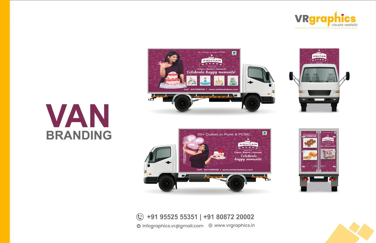 Van Branding Ashtan Bakers Advertising